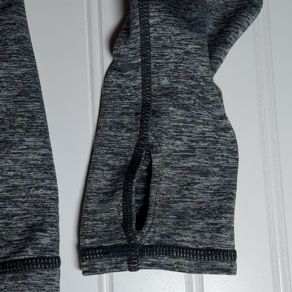Z by Zella gray hoodie with quarter zipper sz XS - Picture 3 of 11